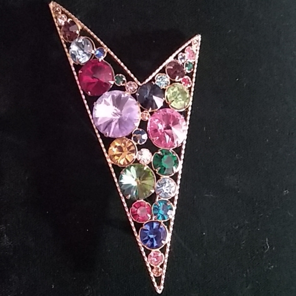 Vintage Jewelry - Vintage Rhinestone Brooch